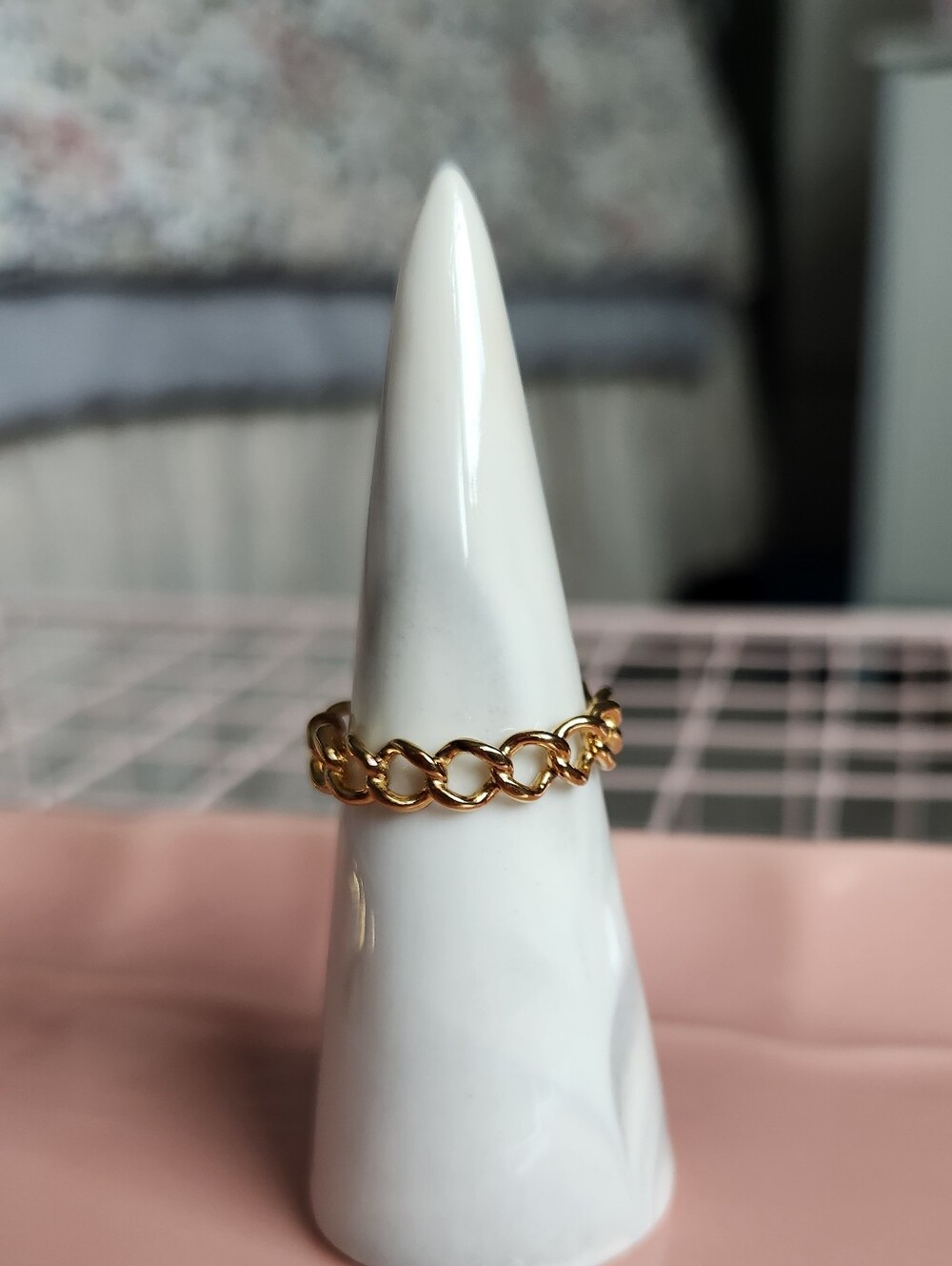Kendra Scott Grace Band Ring In 18k Gold Vermeil - Picture 2 of 4